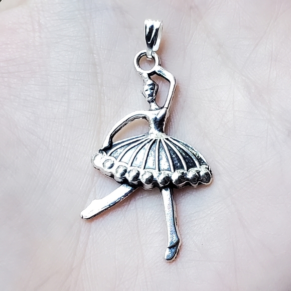 Jewelry - New Silver Ballerina Pendant